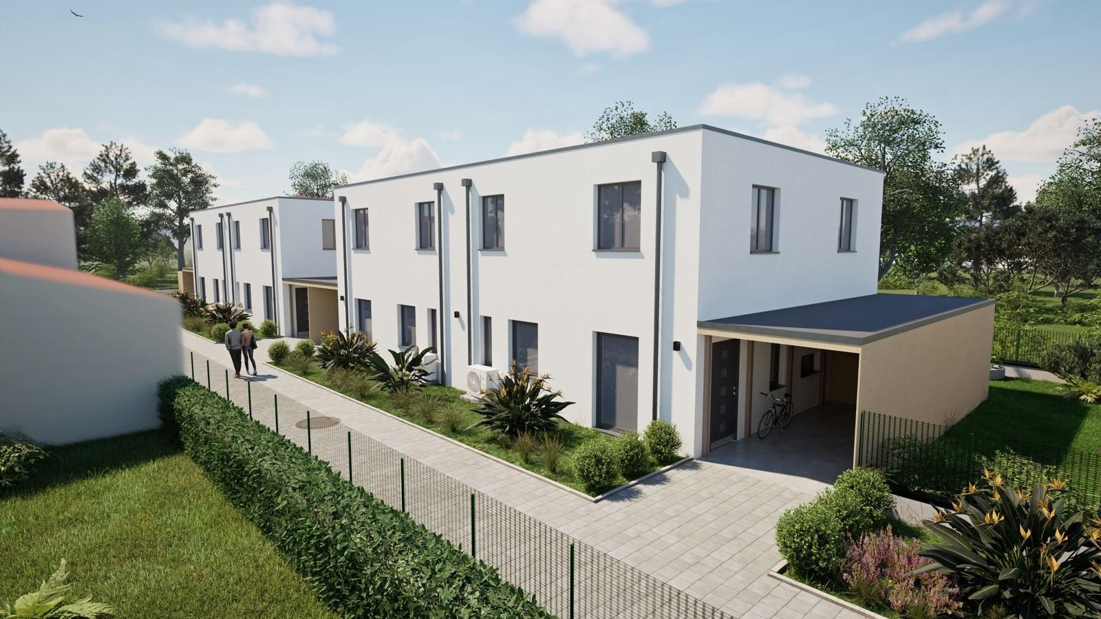 Doppelhaushälften des Projekts Grünblick Günselsdorf